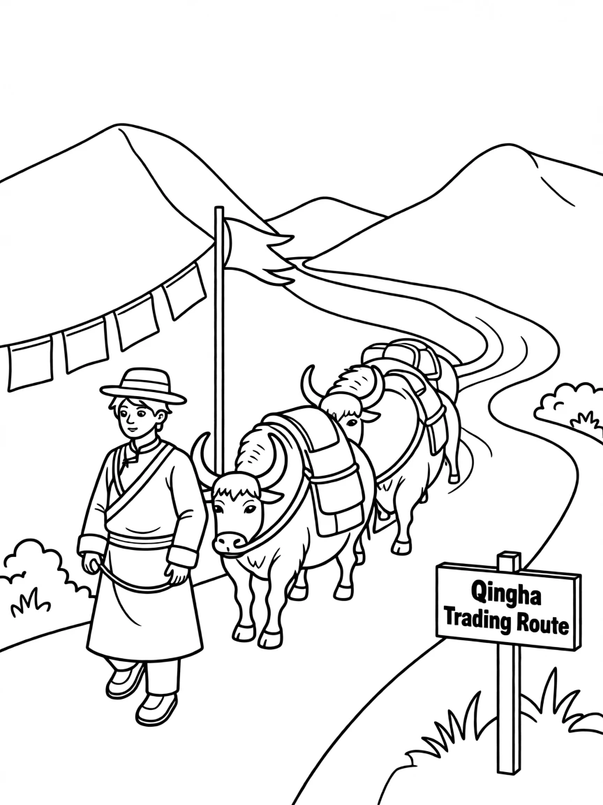 (Qinghai) Historic Tibetan trading route