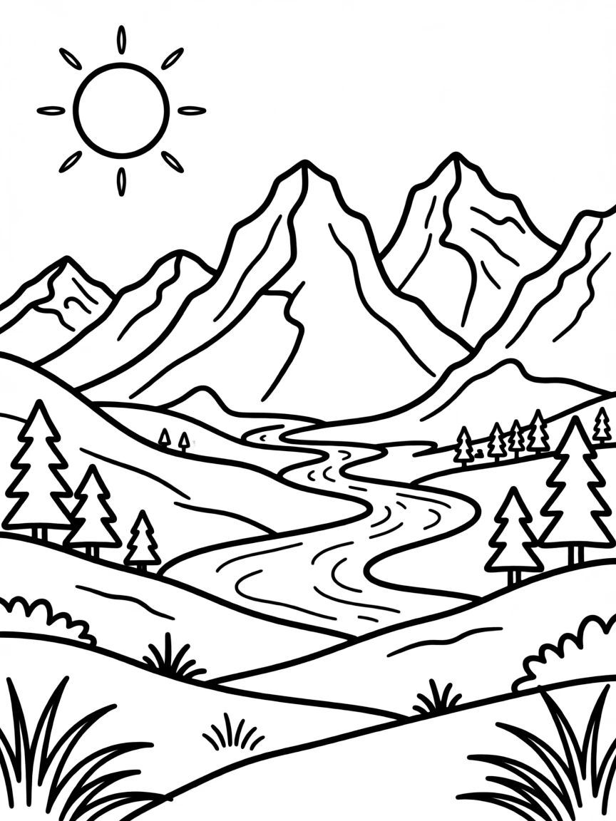 Sarek National Park wilderness with mountains and valleys