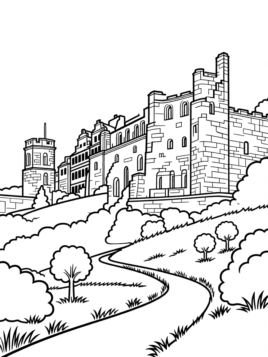 (Germany) Heidelberg Castle ruins on a hillside