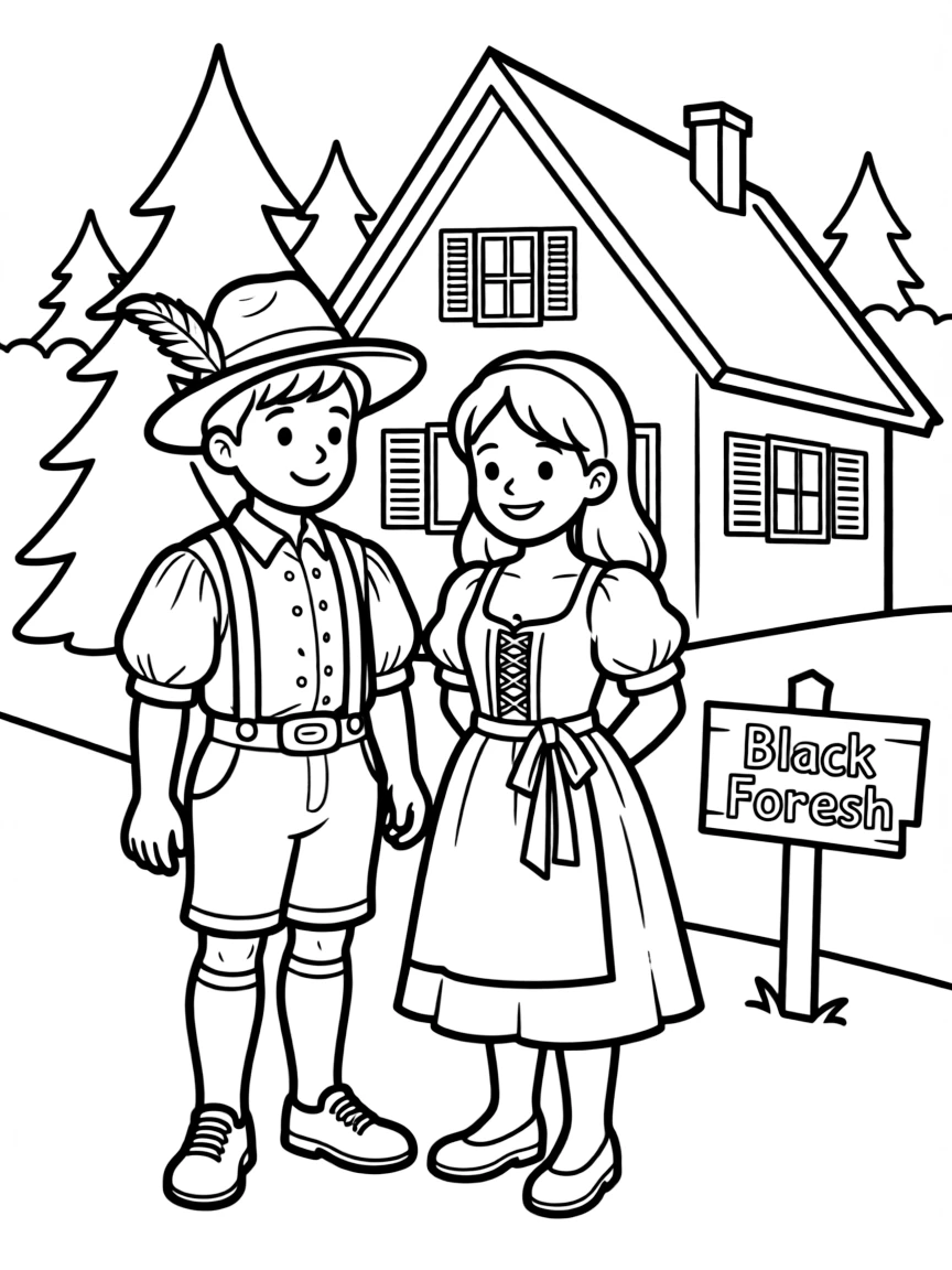 (Germany) Black Forest traditional costume