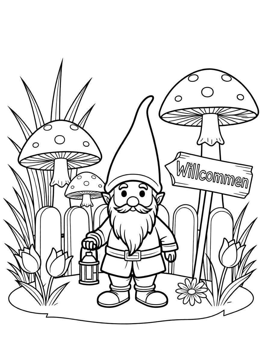 (Germany) Traditional German garden gnome