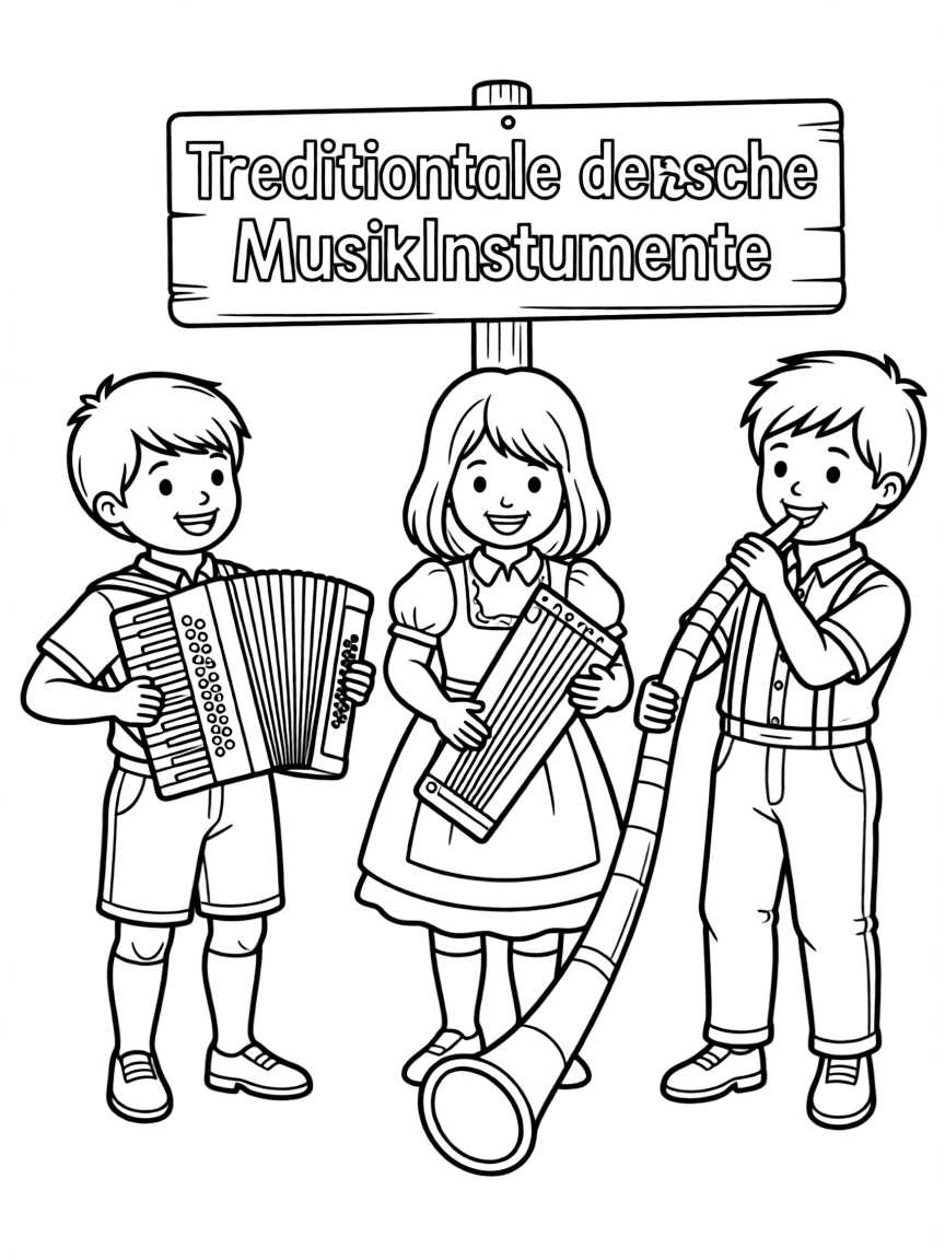 (Germany) Traditional German musical instruments