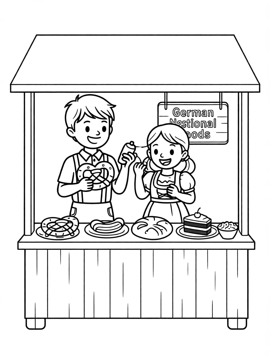(Germany) German traditional regional foods