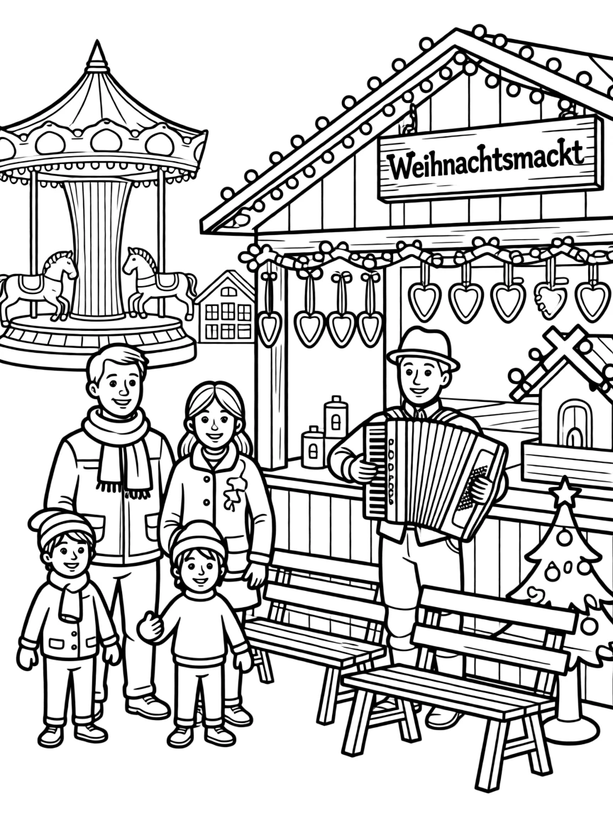 (Germany) Christmas market traditional entertainment