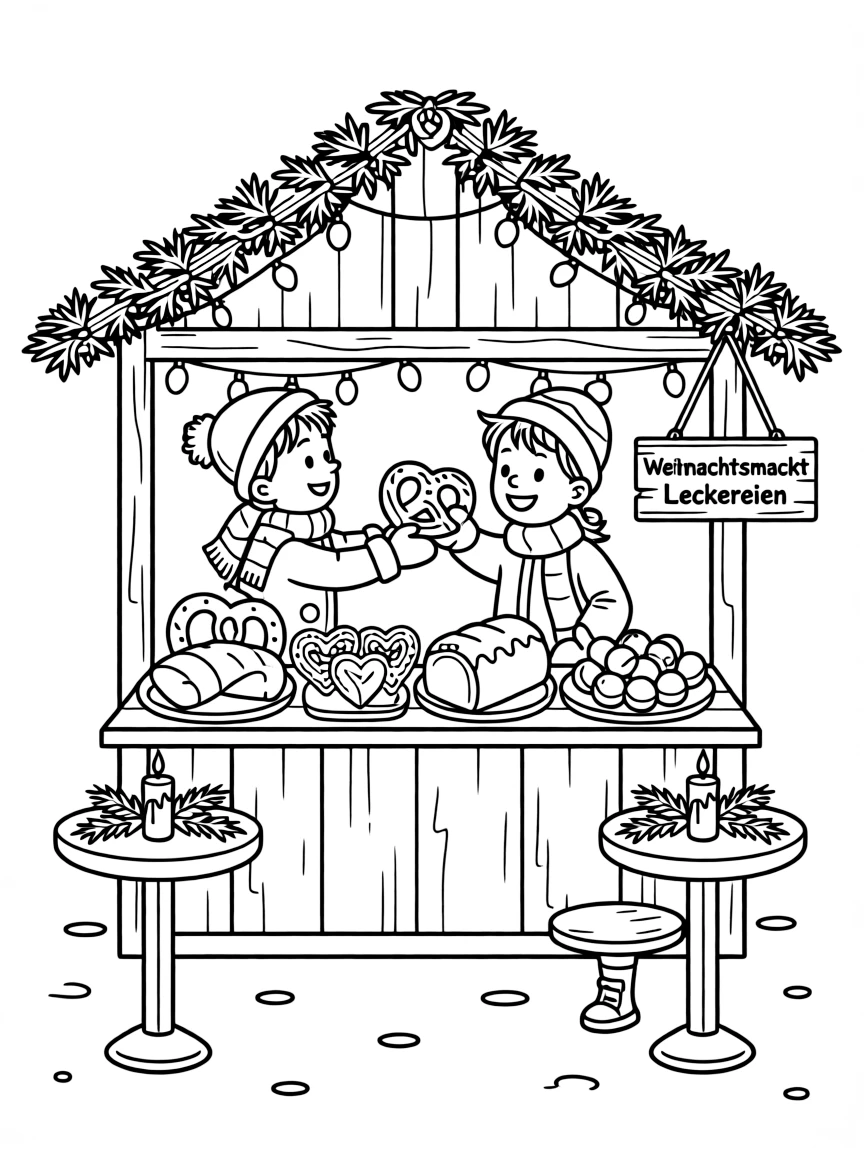 (Germany) Christmas market traditional specialties
