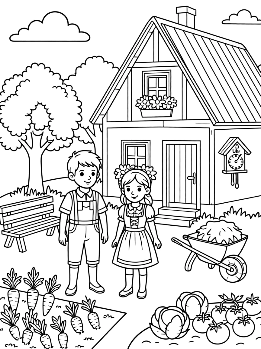 (Germany) German traditional way of life scene