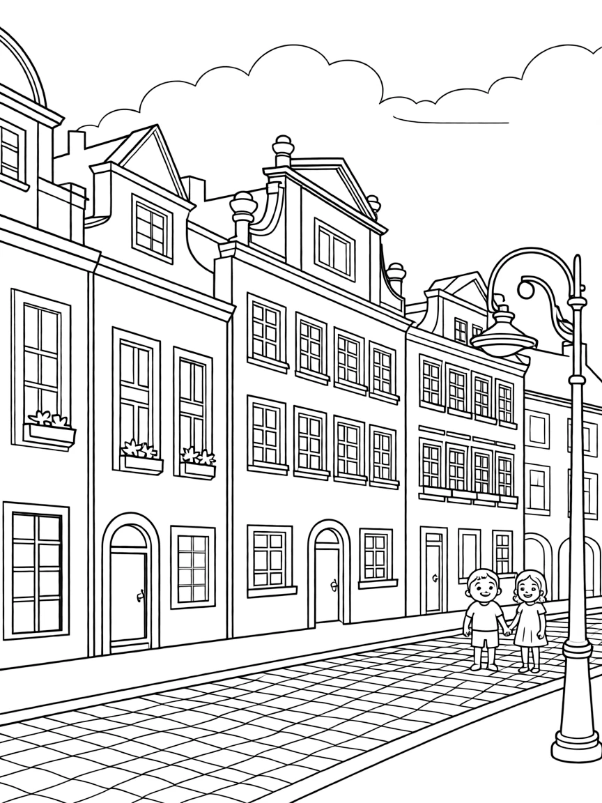(Poland) The colorful houses of Poznań's Old Market Square