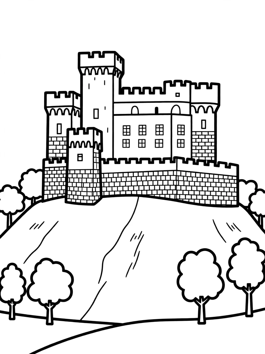 (Poland) Lublin's medieval castle perched on a hill