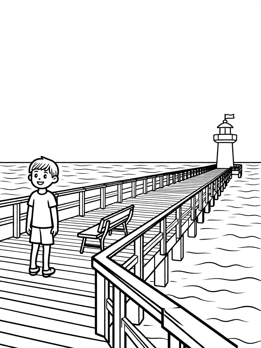 (Poland) Sopot's wooden pier extending into the Baltic Sea