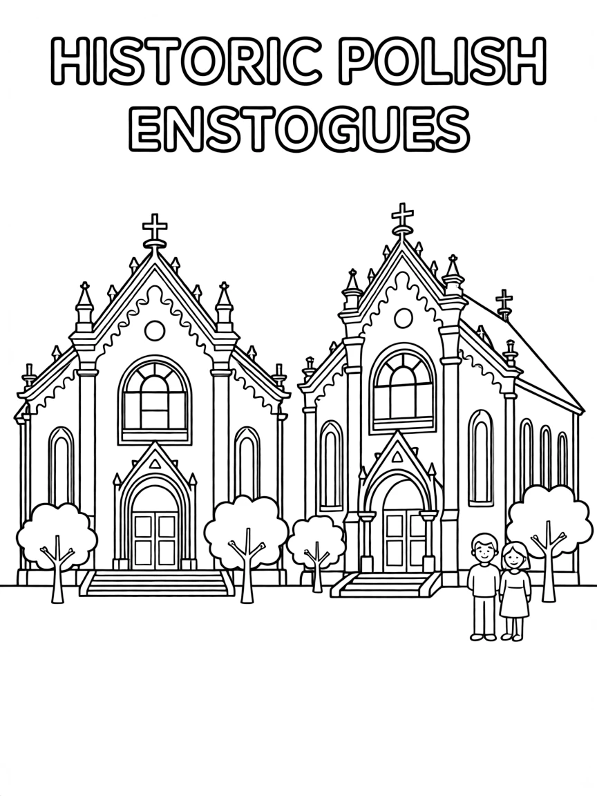 (Poland) Historic Polish synagogues with their distinctive architecture