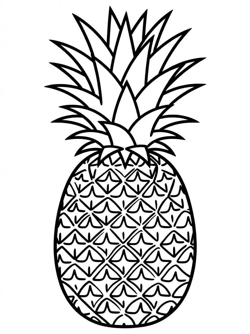 (Hawaii) A pineapple fruit.
