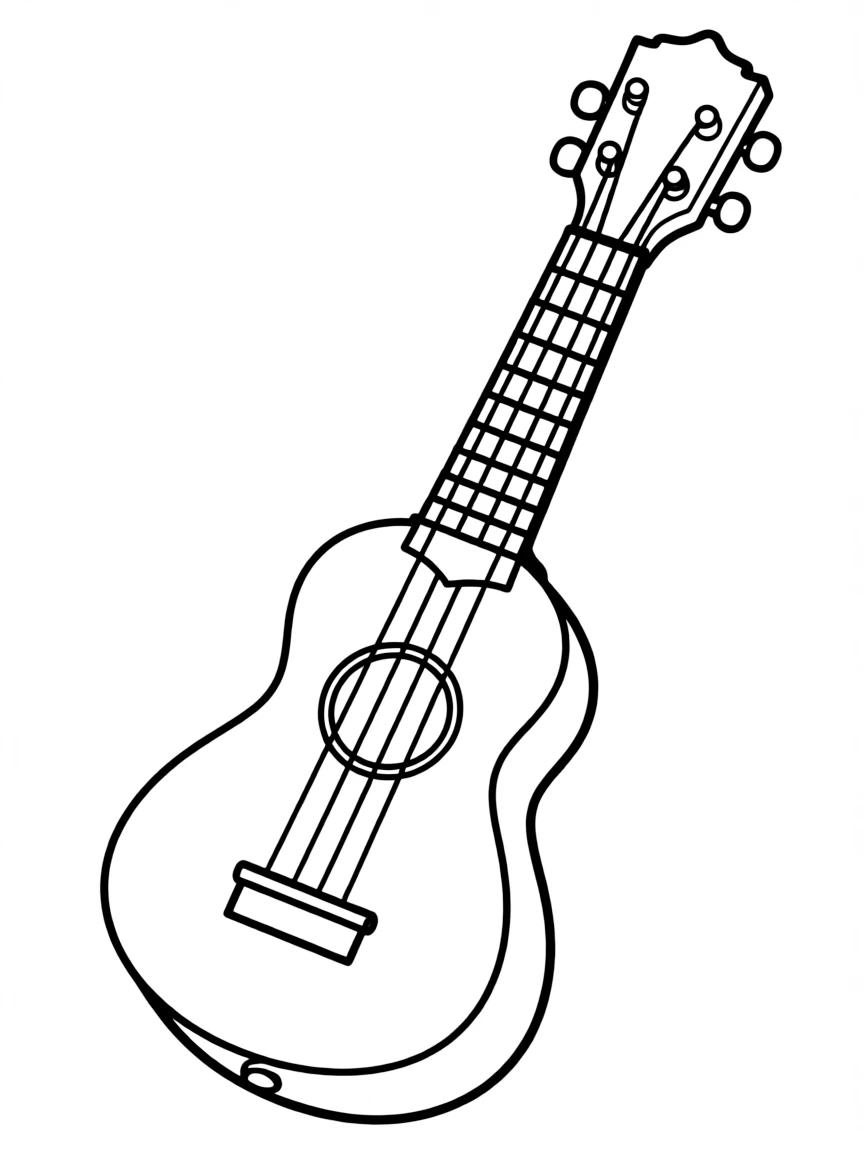 (Hawaii) A ukulele instrument.