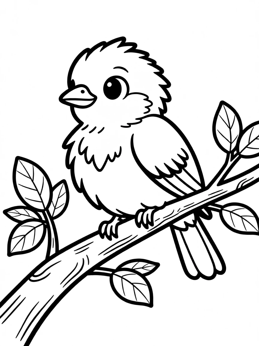 (Hawaii) A bird sitting on a branch.