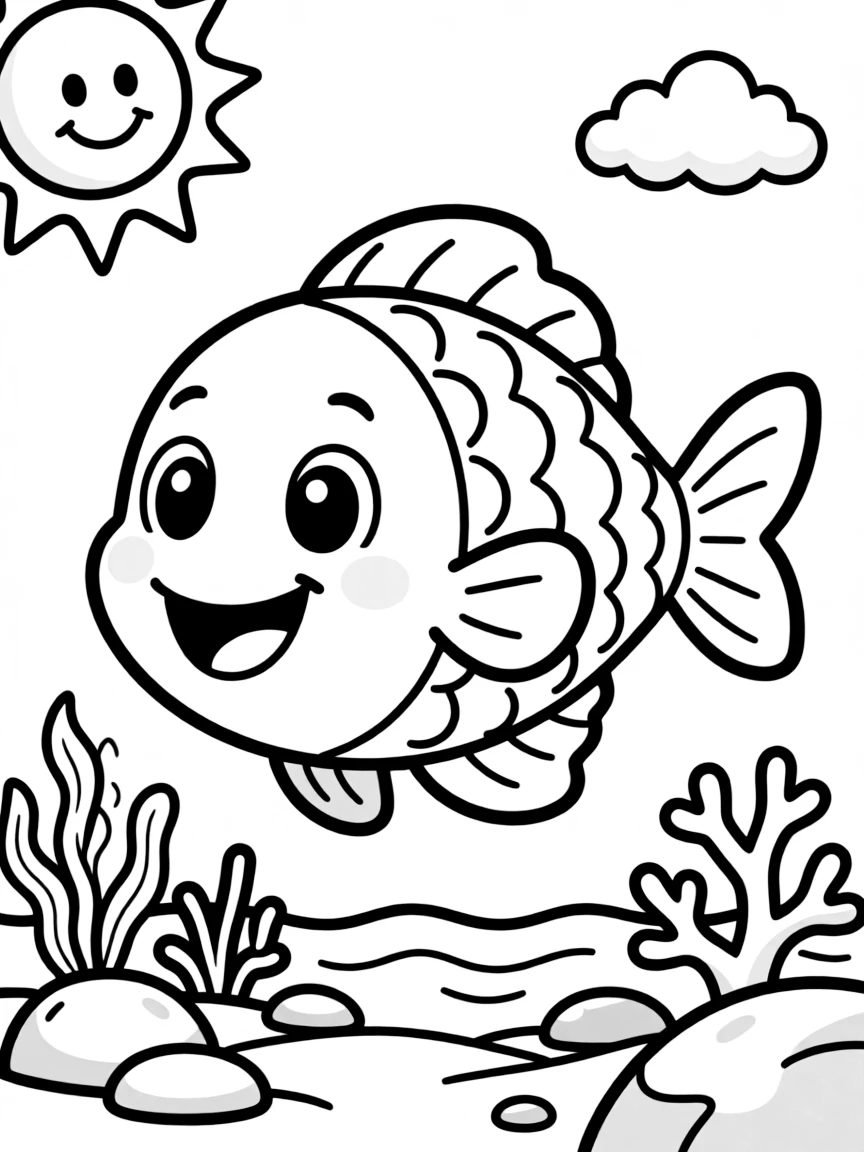 (Hawaii) A happy little fish.