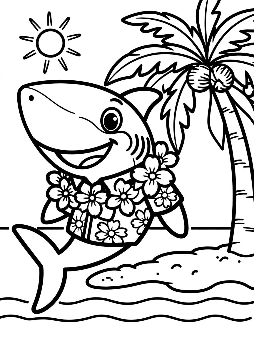 (Hawaii) A friendly shark (not scary).