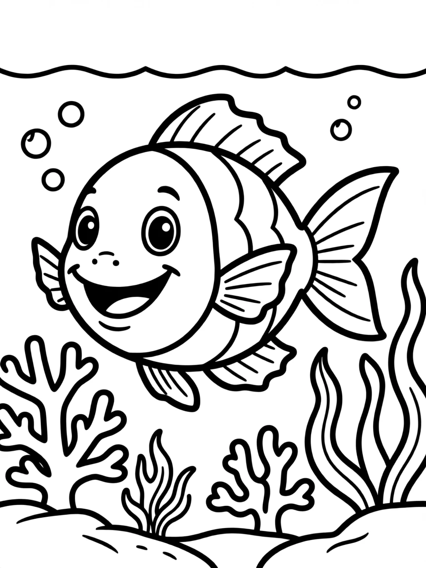 (Hawaii) A happy Hawaiian fish.