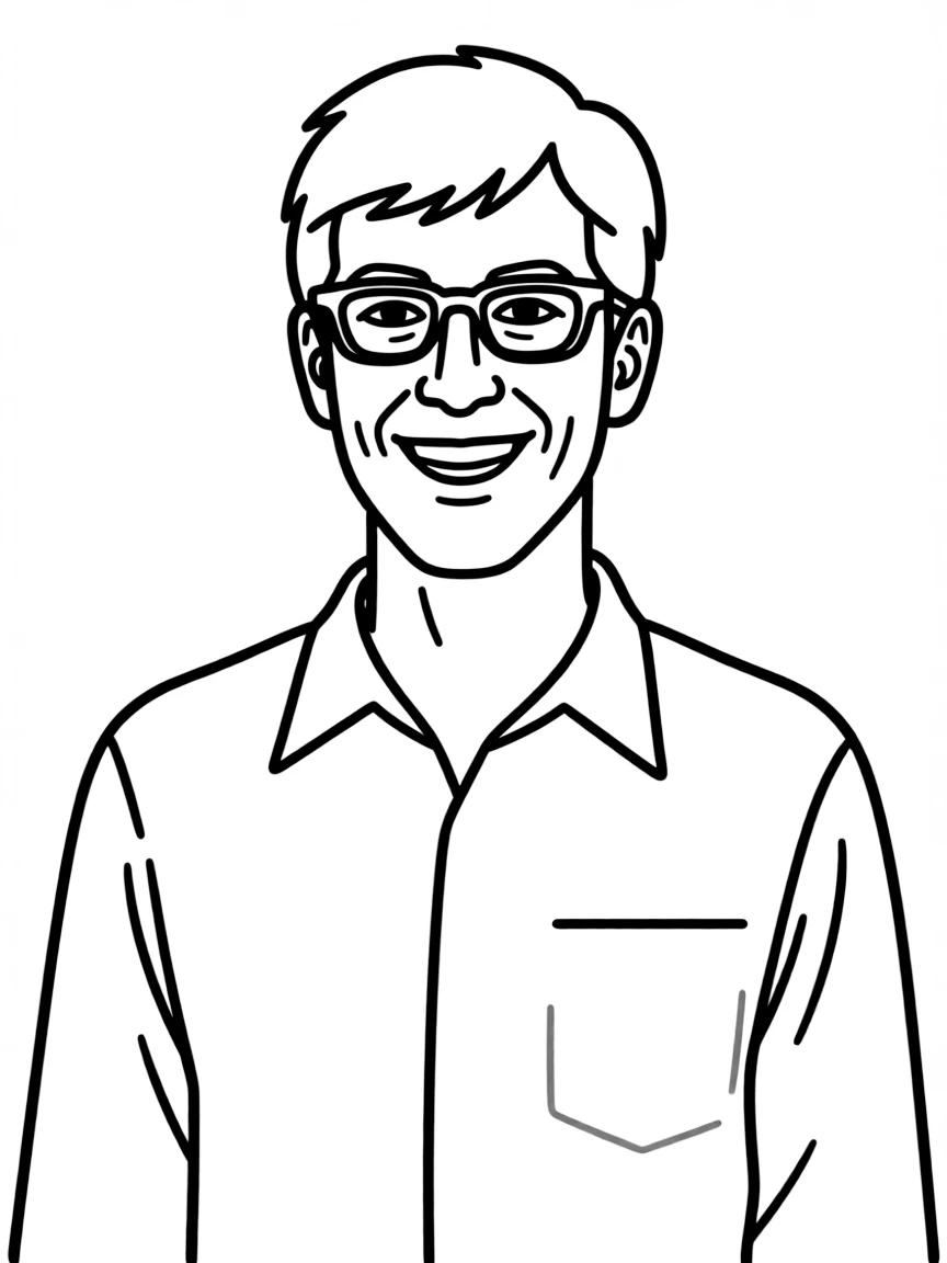portrait of Sergey Brin, Google Founder
