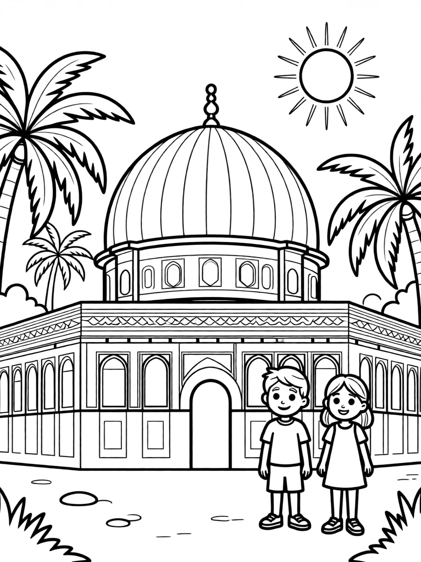(Arab) The Dome of the Rock in Jerusalem