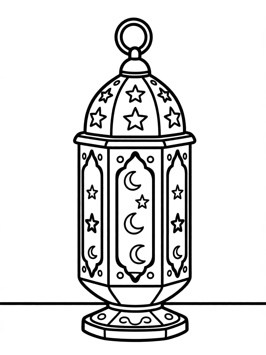 (Arab) A traditional Arabic lantern (fanous)