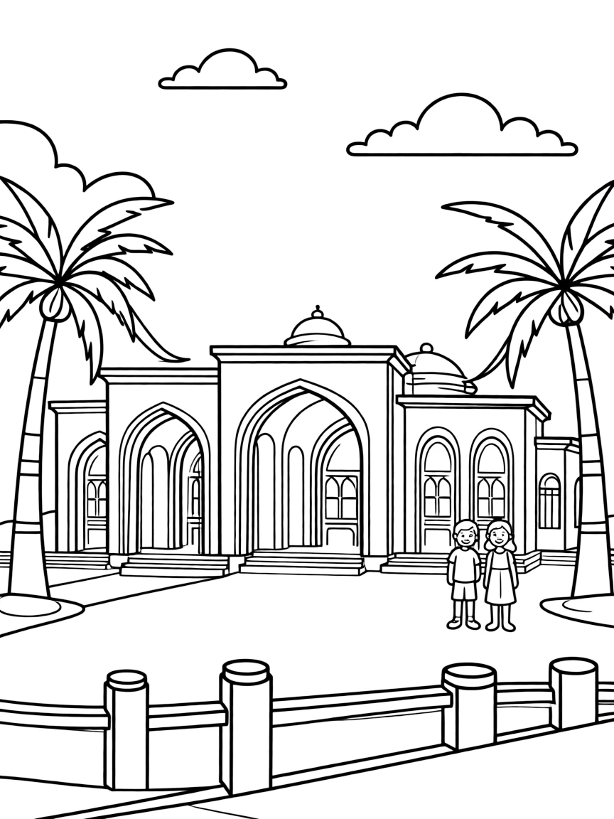 (Arab) The Salam Palace in Kuwait