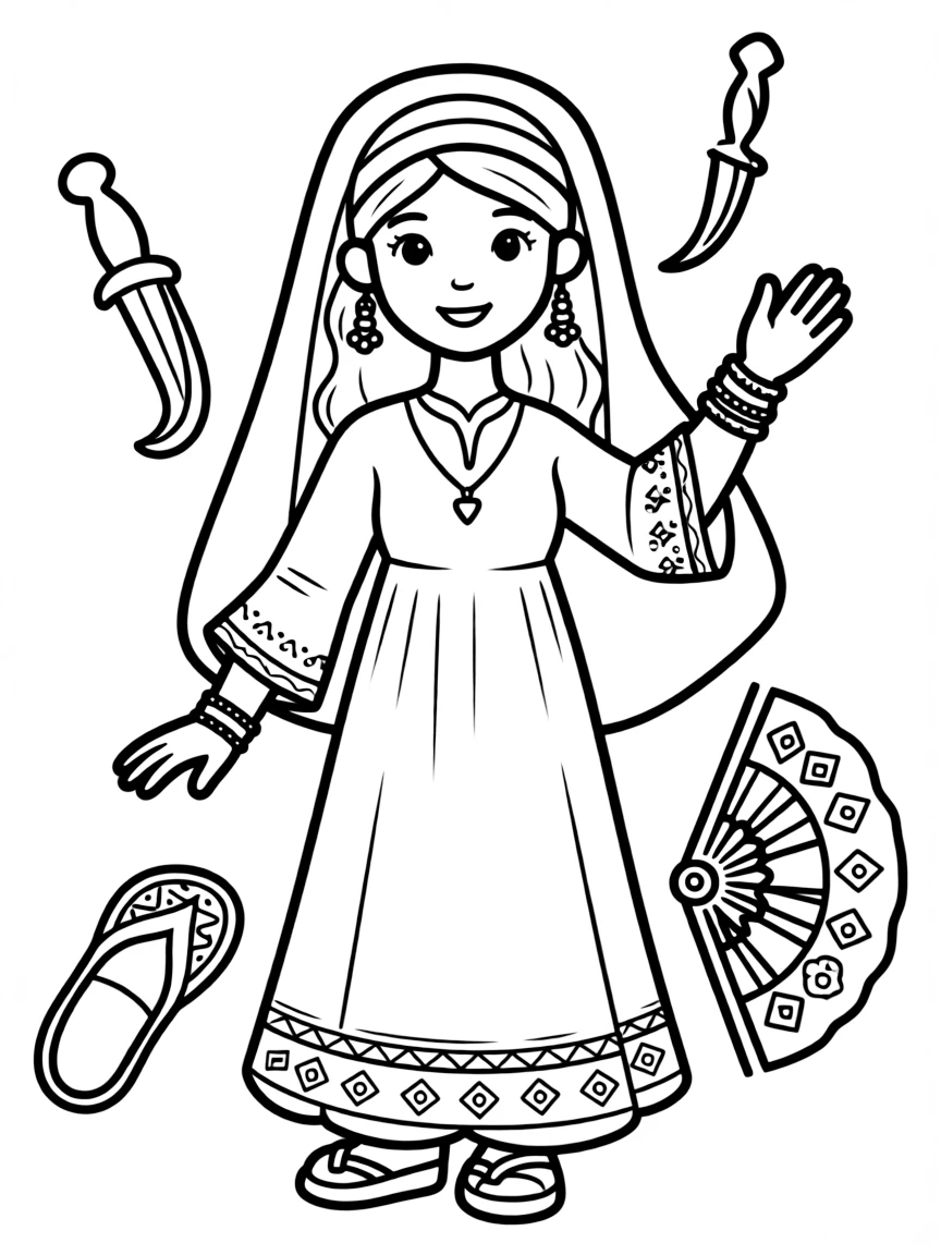 (Arab) Traditional Arabic jewelry and accessories