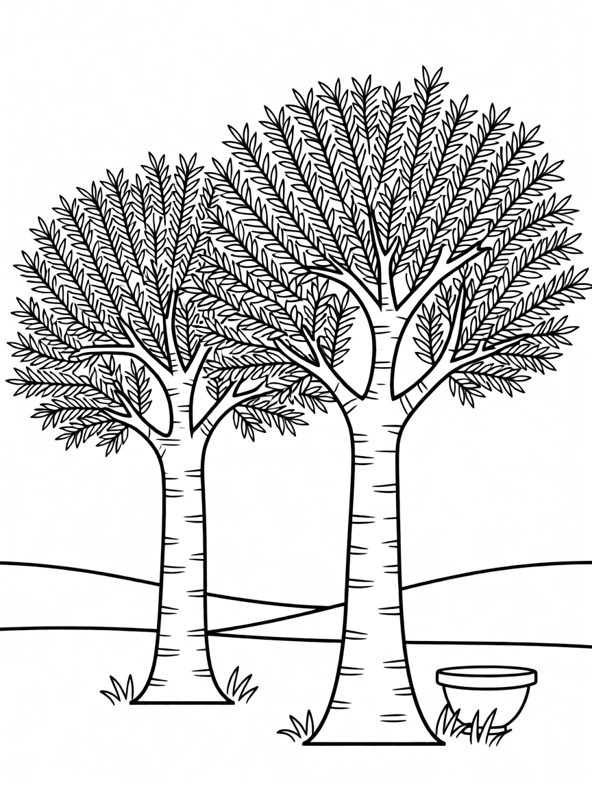 (Arab) Omani frankincense trees