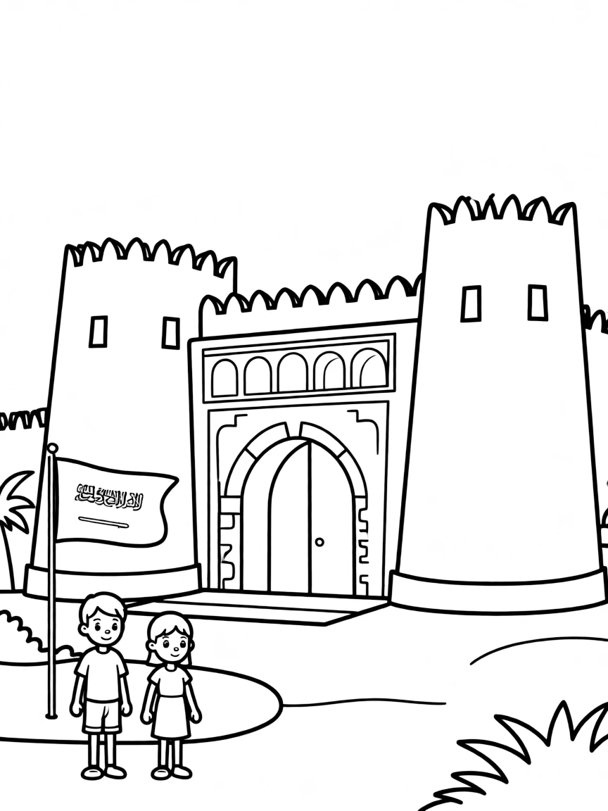 (Arab) The Masmak Fortress in Saudi Arabia
