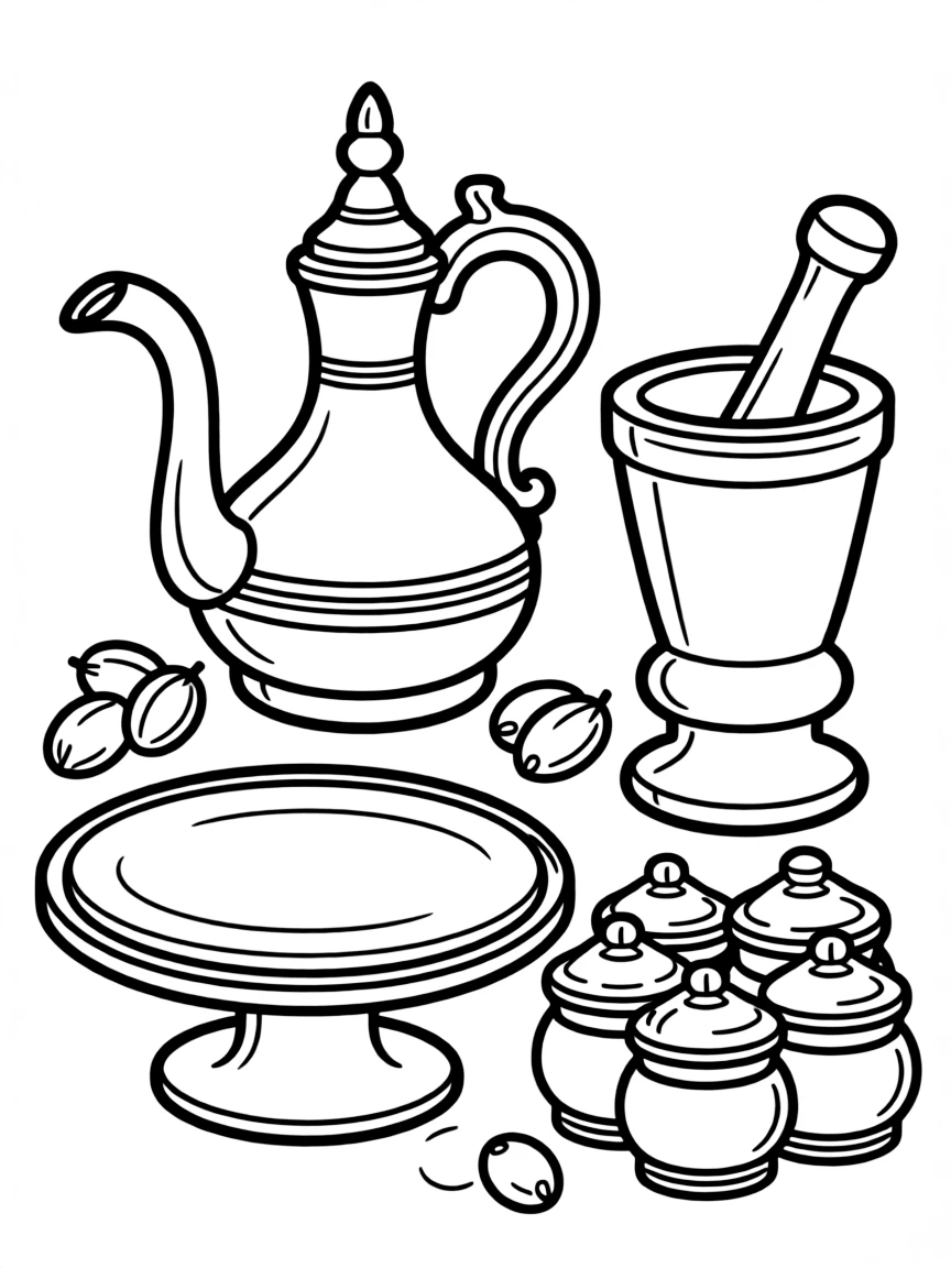 (Arab) Traditional Arabic cooking utensils