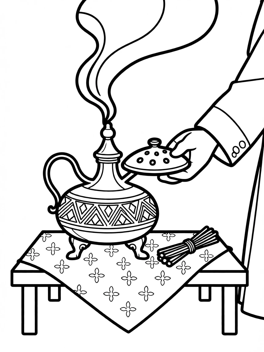(Arab) Traditional Arabic incense burner