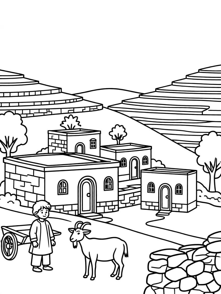 (Arab) Yemeni mountain villages