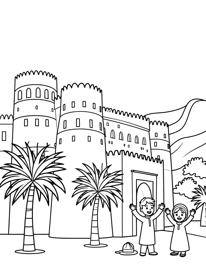 (Arab) The Bahla Fort in Oman