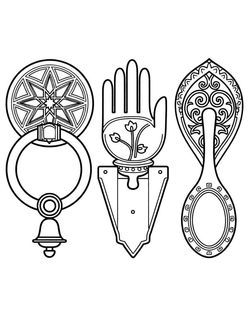 (Arab) Traditional Arabic door knockers