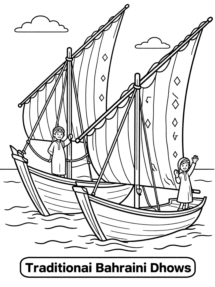 (Arab) Bahraini traditional boats