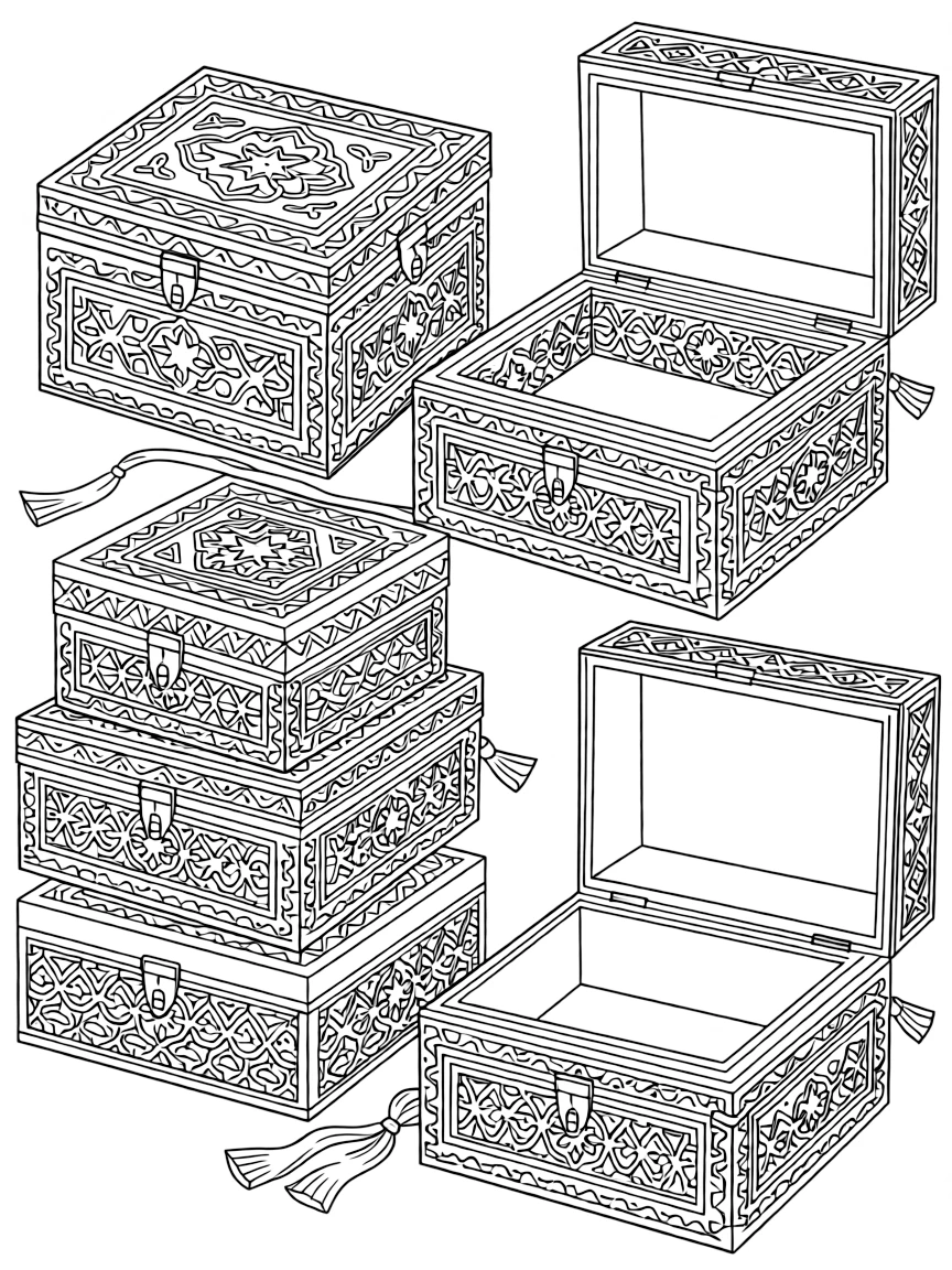 (Arab) Traditional Arabic decorative boxes