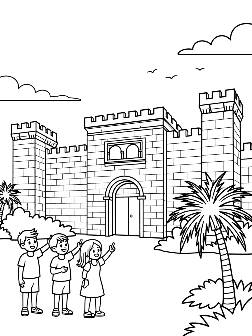 (Arab) The Aleppo Citadel in Syria