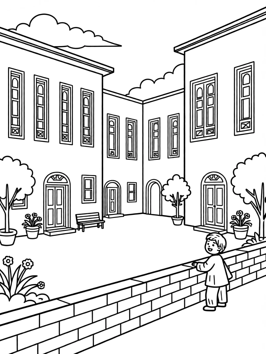 (Arab) Syrian traditional courtyard houses
