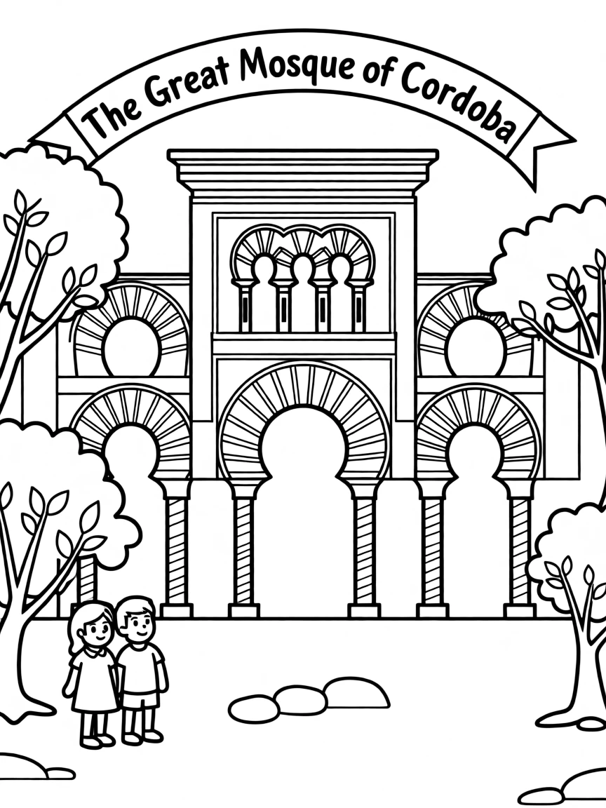 (Arab) The Great Mosque of Cordoba
