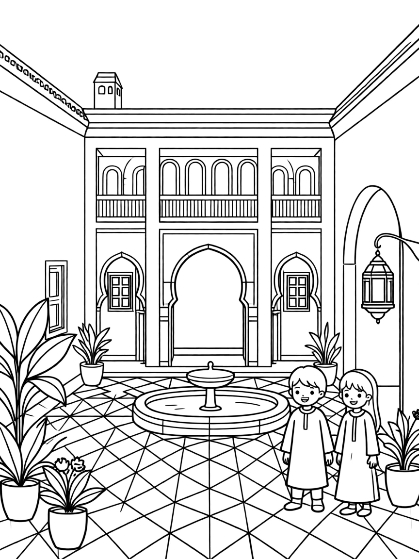 (Arab) Moroccan traditional riads
