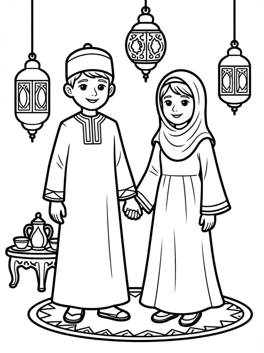 (Arab) Traditional Arabic ceremonial robes