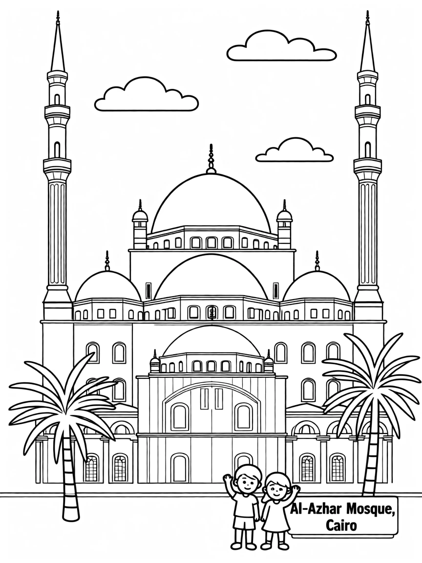 (Arab) The Al-Azhar Mosque in Cairo