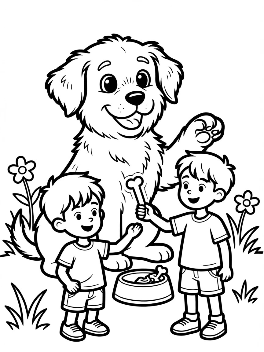 (Chinese Zodiac) Puppy dog learning tricks with treat rewards