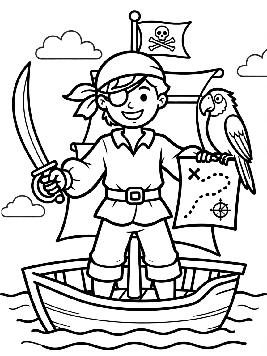 A brave pirate.