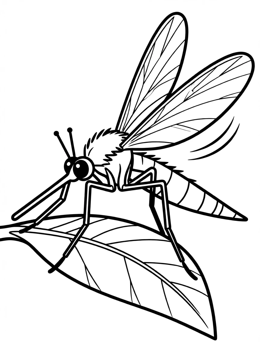 A buzzing mosquito.