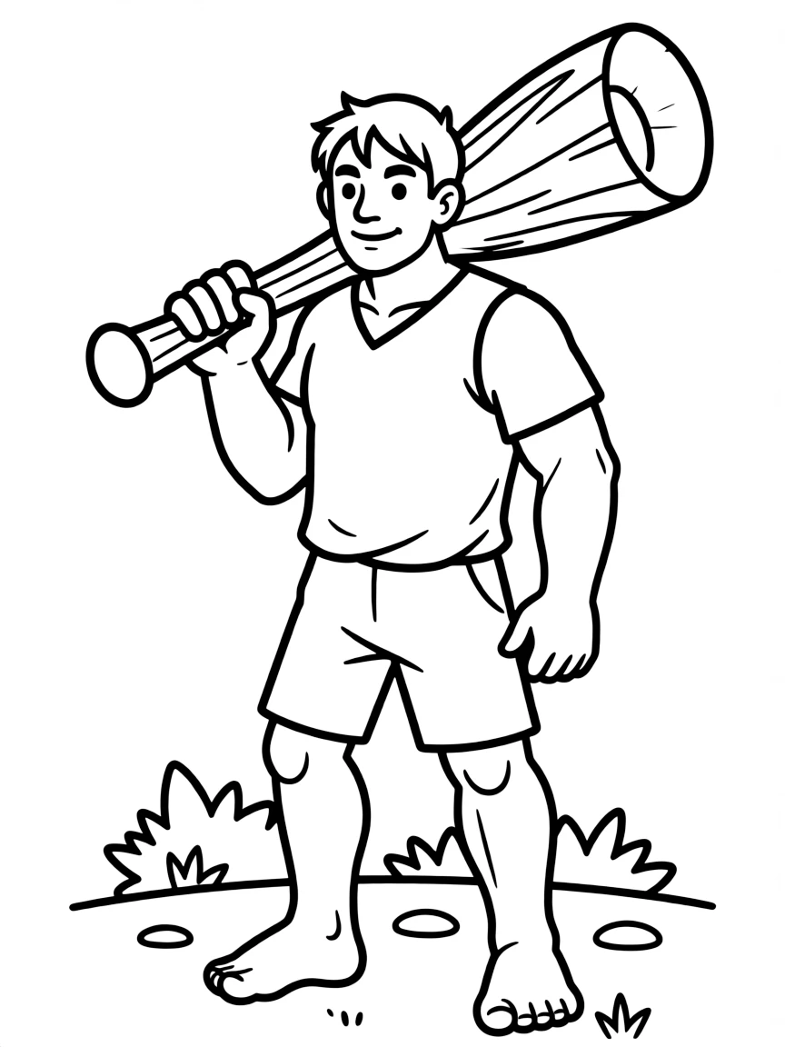 A giant carrying a club.