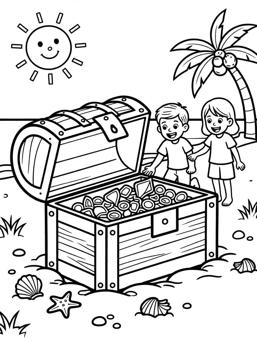 A hidden treasure chest.