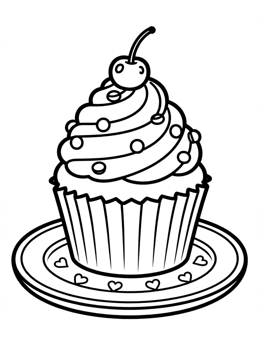 A sweet cupcake.