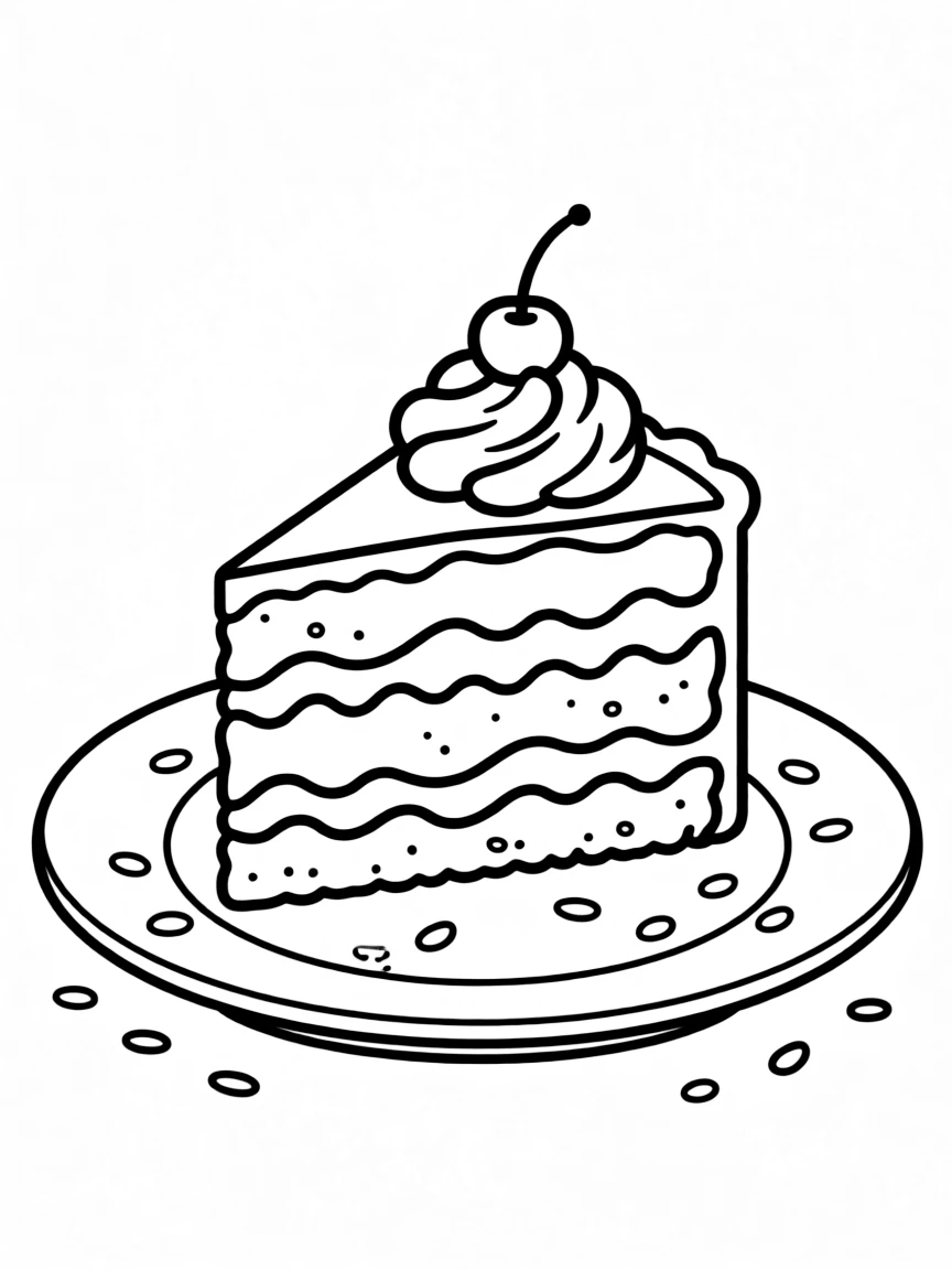 A big slice of cake.