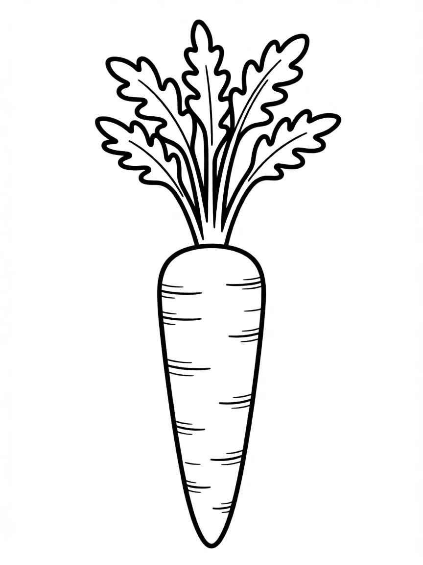 A crisp carrot.