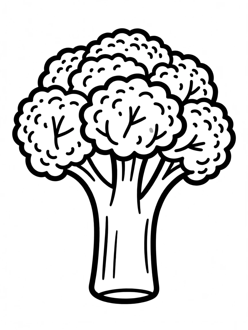 A green broccoli.