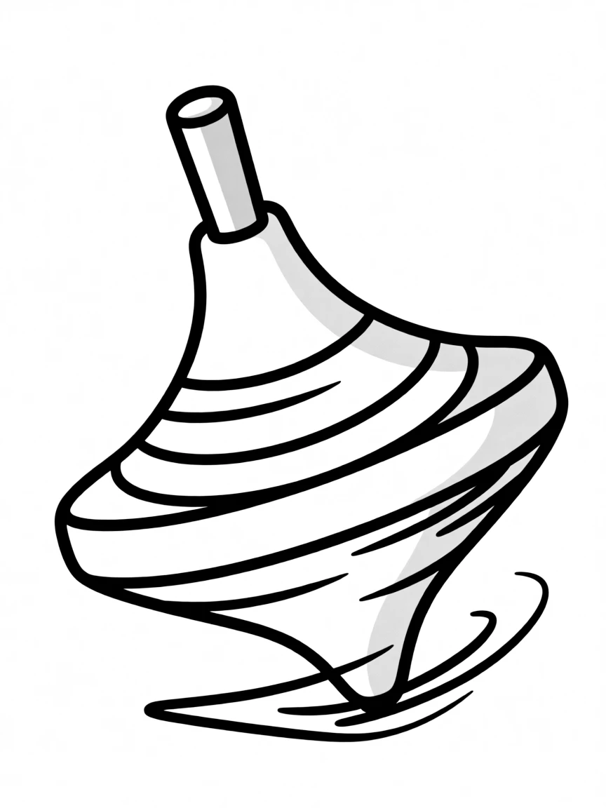 A spinning top.